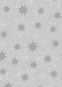 náhled Dárkový papír archy 50x70cm, Stříbrná hvězda, 15ks