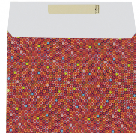 detail Dárkový sáček papírový 21,7x16+6cm, Drobná kolečka