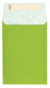 náhled Dárkový sáček papírový 12x16+6cm, Uni světle zelený
