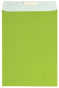 náhled Dárkový sáček papírový 32x6x43+6cm, Uni světle zelený
