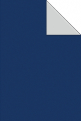 Dárkový papír archy 100x70cm, Uni Reverse modro-stříbrný, 25 ks