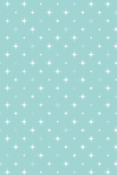 Dárkový papír archy 100x70cm, Hvězdičky, světlá modrá, 25ks