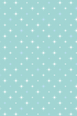 Dárkový papír role 70x150cm, Hvězdičky, světle modrý