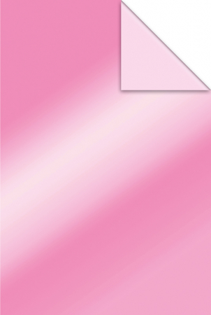 detail Dárkový papír role 70x150cm, Uni Metall růžový