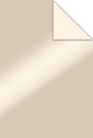 detail Dárkový papír role 70x150 cm Uni Metall krémový