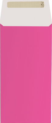 Dárkový sáček papírový 12x16+6 cm Uni růžový