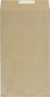 náhled Dárkový sáček papírový 26x5x43+6cm, kraftový hnědý