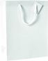 náhled Dárková taška 25x13x33cm, Sváteční bílá s leskem