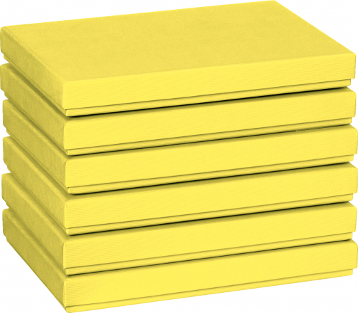 detail Dárková krabička 17x22,5x3cm A5+, One Colour žlutá