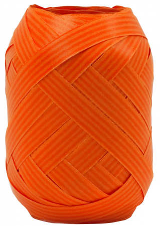 detail Dárková stuha papírová 1cmx15m, oranžová