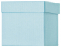náhled Dárková krabička 10x10x10cm, One Colour světle modrá