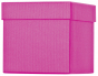náhled Dárková krabička 10x10x10cm, One Colour růžová