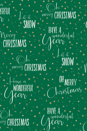 detail Set dárkových papírů role 70x500cm, Vánoční přání, 5 motivů, 60 ks