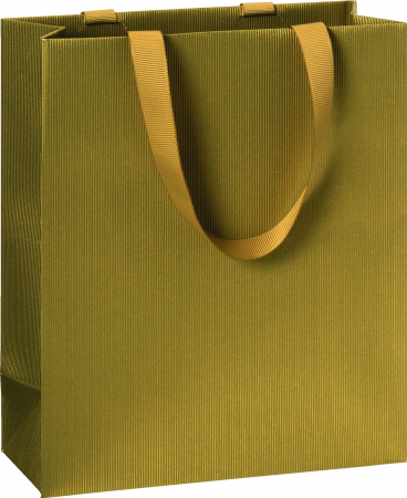 detail Dárková taška 18x8x21cm, One Colour zlatá