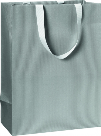 detail Dárková taška 25x13x33cm, One Colour stříbrná