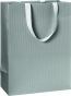 náhled Dárková taška 25x13x33cm, One Colour, stříbrná