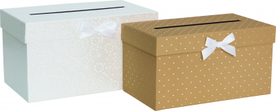 Set dárkových krabic Marry bílá FSC, 2 ks