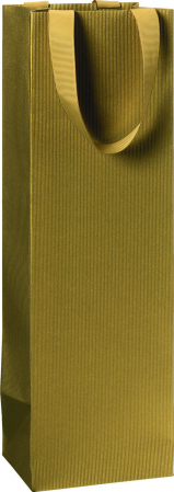 detail Dárková taška 11x10.5x36cm One Colour zlatá FSC