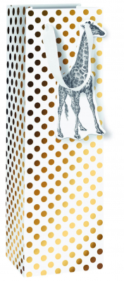 Dárková taška 11x10,5x36cm, Žirafa