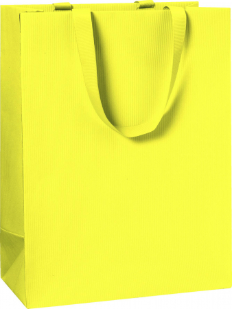 detail Dárková taška 25x13x33cm, One Colour žlutá