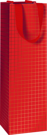 detail Dárková taška 11x10,5x36cm, Geometrický vzor
