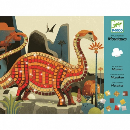detail Výtvarná sada mozaika Dinosauři - Djeco