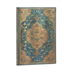 Zápisník Paperblanks Turquoise Chronicles A5, měkké desky, linky