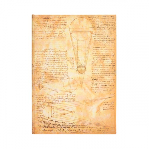 Skicář Paperblanks Leonardo da Vinci A4, tvrdé desky, čistý