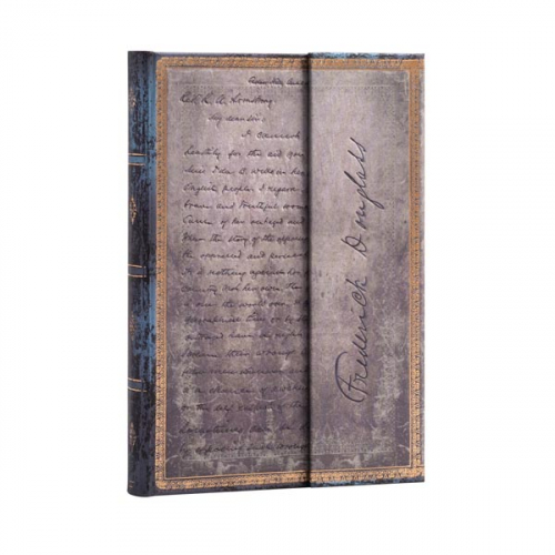 Zápisník Paperblanks Frederick Douglas A5, tvrdé desky s klopou, linka