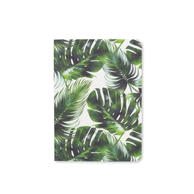 Zápisník Palm Leaf Print - Tropical Leaf, linkovaný A6