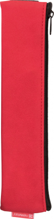 detail Pouzdro na tužky s elastickou gumičkou červené