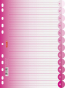 náhled Rozlišovač do šanonu A4, 12 oddílů, růžový