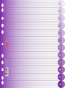 náhled Rozlišovač do šanonu A4, 12 oddílů, fialový