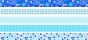 náhled Dekorační páska Mini 1.2 cm x 3 m modrá - 5 motivů