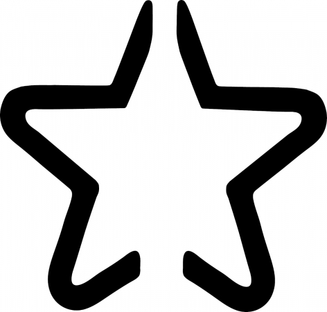detail Ozdobná raznice Hvězda PopUp L motiv 2,5cm