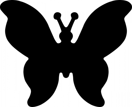 detail Ozdobná raznice Motýl L motiv 2,5cm