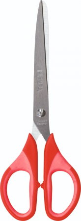 detail Nůžky SoftTouch 18cm červené