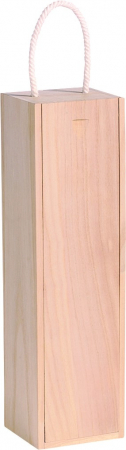 detail Dřevěný dárkový box na lahev 37x10,5x9,5 cm