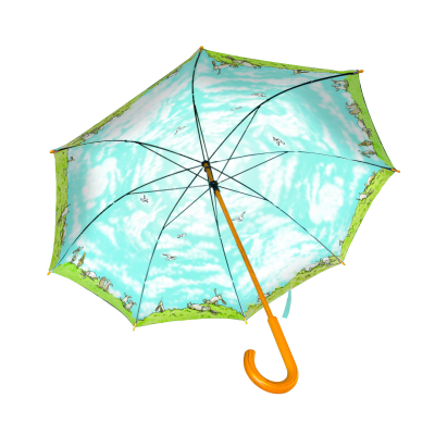 Originální deštník: Králík kouká do nebe