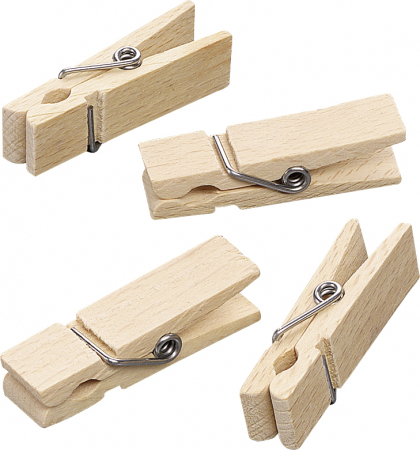 detail Dřevěné kolíčky 4,5x1,3cm, 4ks