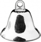 náhled Kovové zvonečky stříbrné 1.6 cm, 3 ks