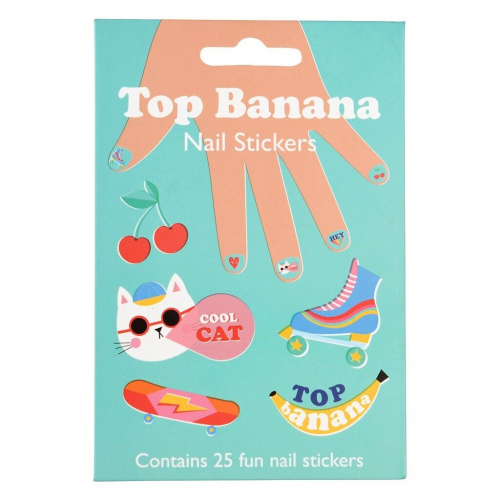 Dětské samolepky na nehty Top banana - Rex London