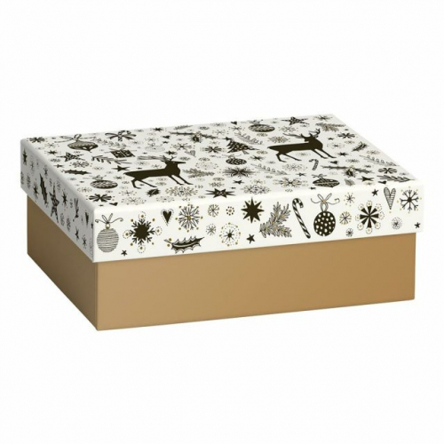 Dárková krabička 12x16,5x6cm A6+, Vánoce