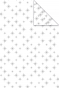 náhled Průsvitný celofán 70x200cm Stříbrné hvězdičky