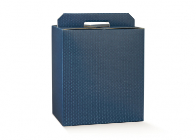 Skládací dárková krabice 33x25x35cm: Stylová krabička s uchem