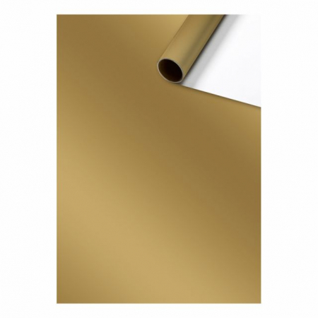 detail Dárkový papír role 70cmx10m, Uni Plain, zlatá