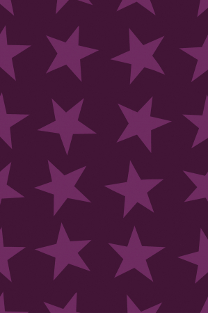 detail Dárkový papír role 70x150cm, Zářivá hvězda, fialová