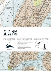 Složka balících papírů Maps 12ks - The Pepin Press
