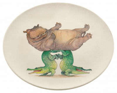 Bambusový talíř, Hroch a krokodýl