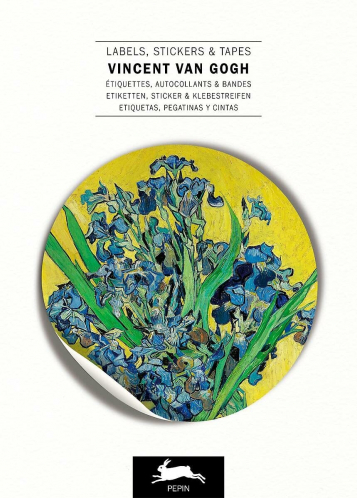 Kniha se štítky, samolepkami a páskami, Vincent Van Gogh - The Pepin Press